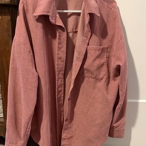 Women’s Pink Corduroy Jacket